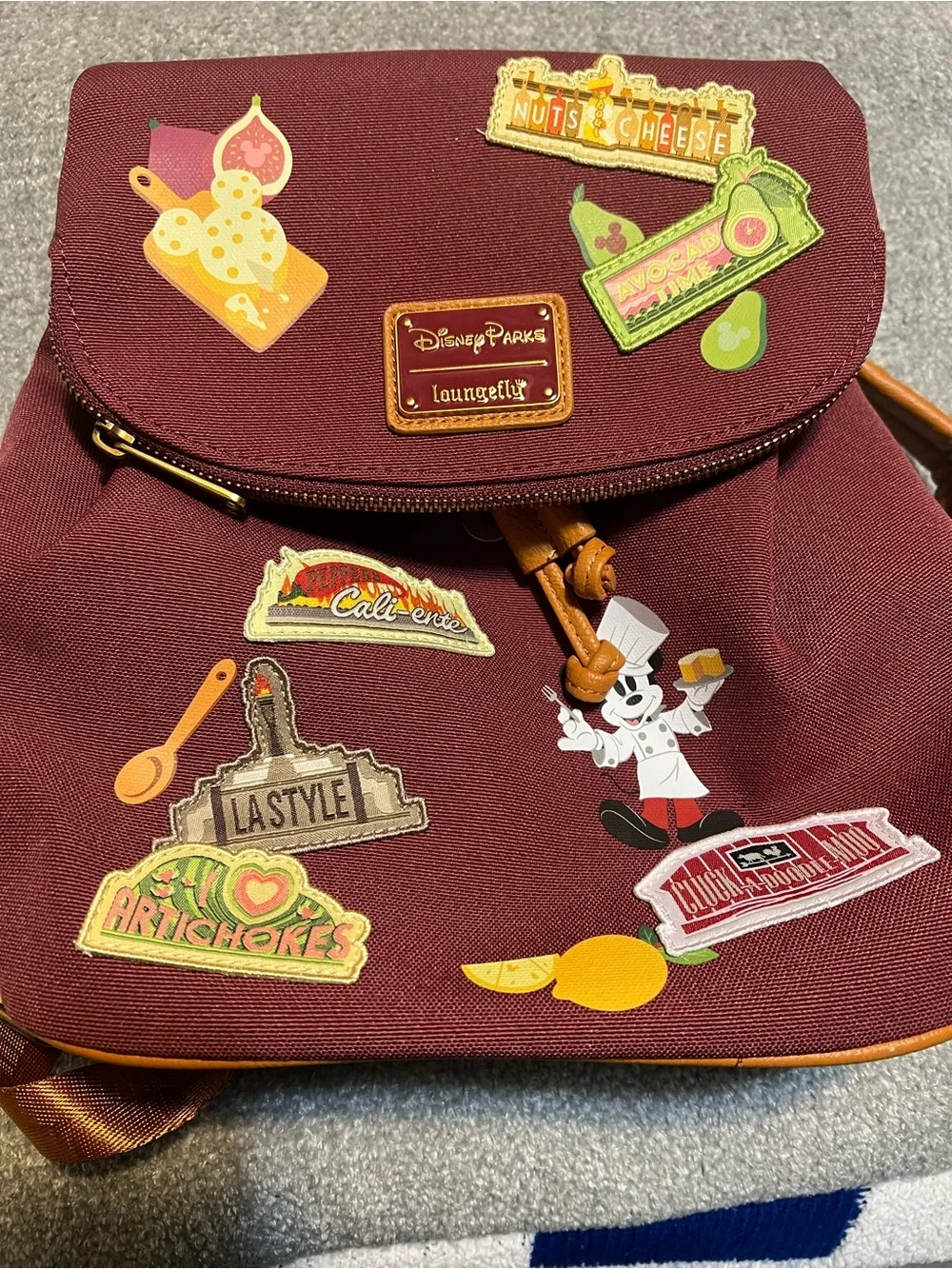 Disney Parks Loungefly Food & Festival Backpack